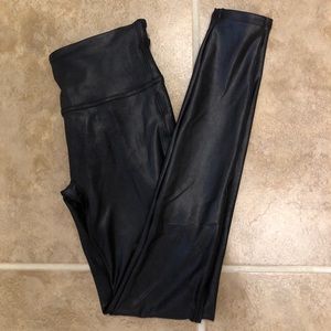 NWOT Spanx Faux Leather Leggings/SM/Black